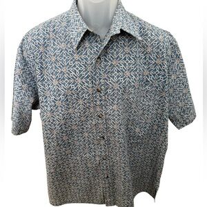COOKE STREET Aloha Hawaiian Collared Shirt Men L Large